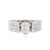 Image 1 : 14KT White Gold 1.63 ctw Diamond Ring