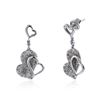 Image 2 : 14KT White Gold 0.33 ctw Diamond Earrings