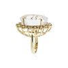 Image 3 : 14KT Yellow Gold GIA Certified 37.12 ctw Kunzite and Diamond Ring