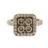 Image 1 : 14KT Two-Tone Gold 1.93 ctw Diamond Ring