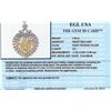Image 4 : Platinum EGL USA Certified 5.93 ctw Fancy Yellow Diamond Heart Pendant W/ Chain