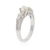 Image 3 : 18KT White Gold 1.69 ctw Diamond Ring