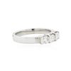 Image 2 : Platinum 0.75 ctw Diamond Ring