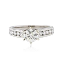 Palladium 1.42 ctw Diamond Ring