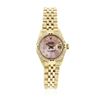 Image 1 : Ladies Rolex 18KT Yellow Gold Diamond DateJust Wristwatch