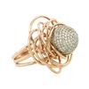 Image 2 : 14KT Two-Tone Gold 2.10 ctw Diamond Ring