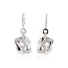 Image 1 : 14KT White Gold 0.63 ctw Diamond Earrings