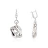 Image 2 : 14KT White Gold 0.63 ctw Diamond Earrings