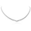 Image 1 : 14KT White Gold 3.52 ctw Diamond Necklace
