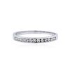 Image 1 : 14KT White Gold 0.20 ctw Diamond Ring