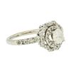 Image 2 : 14KT White Gold 0.95 ctw Diamond Ring