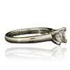 Image 2 : 14KT White Gold 0.70 ctw Princess Cut Engagement Ring