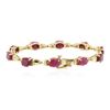 Image 2 : 14KT Yellow Gold 15.30 ctw Ruby Bracelet