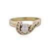 Image 1 : 14KT Yellow Gold 0.50 ctw Diamond Ring