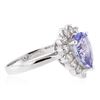 Image 2 : 14KT White Gold 2.19 ctw Tanzanite and Diamond Ring