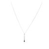 Image 2 : 14KT White Gold 1.74 ctw Diamond Pendant With Chain