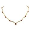 Image 1 : 14KT Yellow Gold 14.94 ctw Ruby and Diamond Necklace