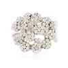 Image 1 : 14KT White Gold 0.86 ctw Diamond Ring