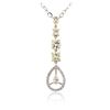 Image 2 : 14KT Two-Tone Gold 3.09 ctw Diamond Necklace