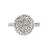 Image 1 : 14KT White Gold 0.80 ctw Diamond Ring