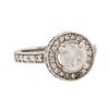 Image 2 : 14KT White Gold 2.00 ctw Diamond Ring