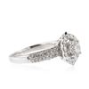 Image 2 : 18KT White Gold 1.53 ctw Diamond Ring