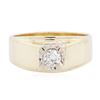 Image 1 : 14KT Yellow Gold 0.30 ctw Solitaire Ring