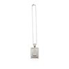Image 1 : 14KT White Gold 7.18 ctw Diamond Pendant With Chain