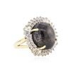 Image 2 : PLATED SILVER 22.09 ctw Ruby and White Sapphire Ring