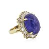 Image 2 : 14KT Yellow Gold 19.51 ctw Tanzanite and Diamond Ring