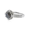 Image 2 : 18KT White Gold 2.01 ctw Black Diamond Ring