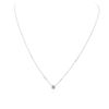 Image 1 : 14KT White Gold 0.32 ctw Diamond Necklace