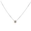 Image 2 : 14KT White Gold 0.32 ctw Diamond Necklace