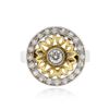 Image 1 : 18KT Two-Tone Gold 0.66 ctw Diamond Ring