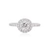 Image 1 : 14KT White Gold EGL INT Certified 1.30 ctw Diamond Ring