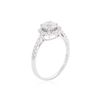 Image 3 : 14KT White Gold EGL INT Certified 1.30 ctw Diamond Ring