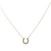 Image 2 : 14KT Rose Gold 0.20 ctw Diamond Pendant With Chain