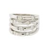 Image 1 : 14KT White Gold 0.84 ctw Diamond Ring