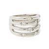 Image 2 : 14KT White Gold 0.84 ctw Diamond Ring