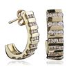 Image 2 : 14KT Yellow Gold 1.00 ctw Diamond Earrings