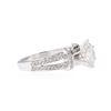 Image 2 : 14KT White Gold 1.64 ctw Diamond Ring