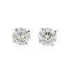Image 1 : 14KT White Gold 3.25 ctw Diamond Earrings