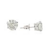 Image 2 : 14KT White Gold 3.25 ctw Diamond Earrings
