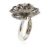 Image 3 : 14KT White Gold 0.71 ctw Diamond Ring