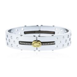 Sauro Stainless Steel Bangle Bracelet