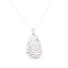 Image 1 : 14KT White Gold 1.84 ctw Diamond Pendant With Chain