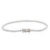 Image 2 : 18KT White Gold 2.34 ctw Diamond Tennis Bracelet
