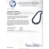 Image 3 : SILVER 125.32 ctw Blue Sapphire Necklace