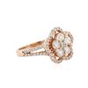 Image 2 : 14KT Rose Gold 1.19 ctw Diamond Ring