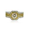Image 1 : 18-22KT Two-Tone Gold EGL USA Cert 1.61 ctw Diamond Ring